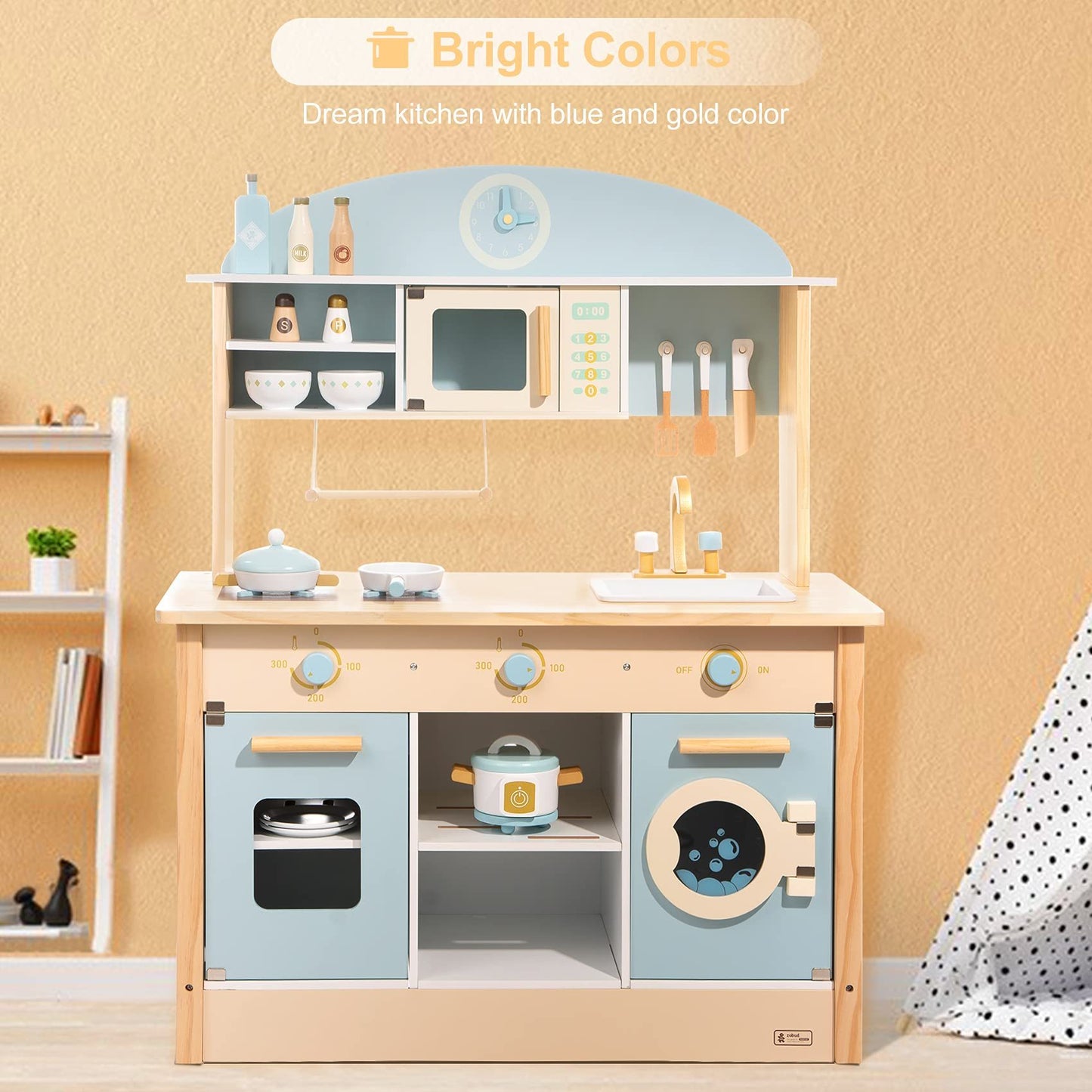 ROBOTIME : Cuisine de jeu à faire soi-même, ensemble de jouets de cuisine, cadeau pour garçons et filles