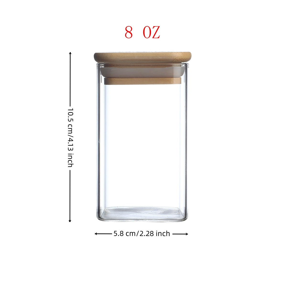Lot de 24 pots carrés en verre 240 ml pour épices, sel, poivre ou condiments, avec bouchons pratiques.
