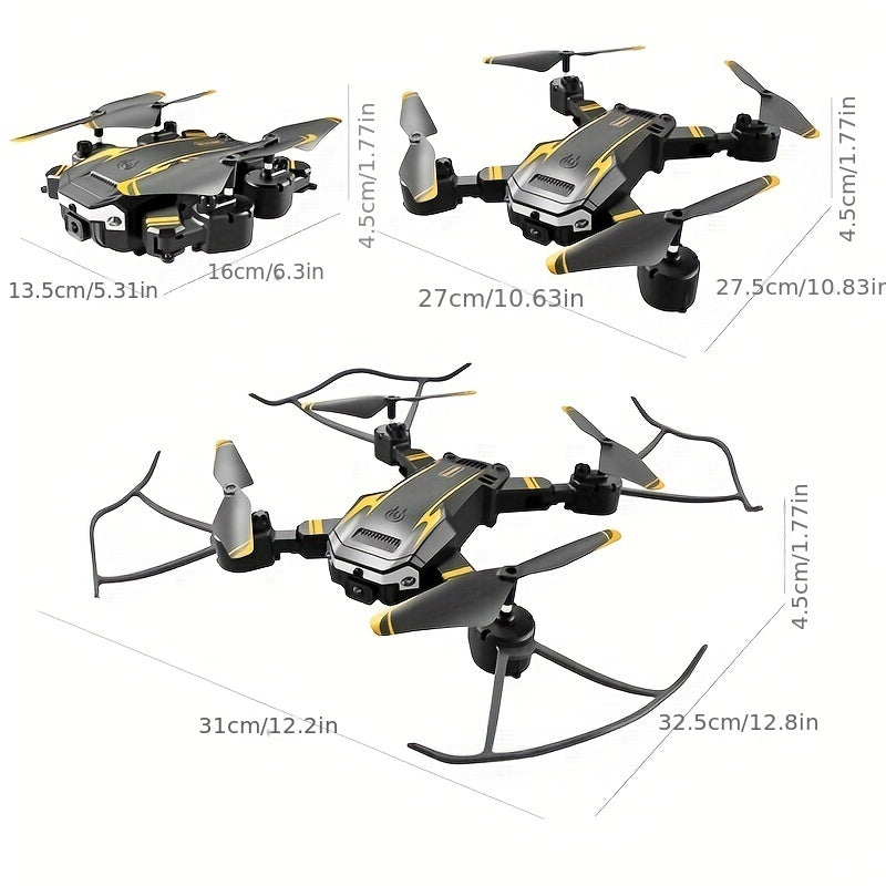 S6 Orange - Drone à double caméra