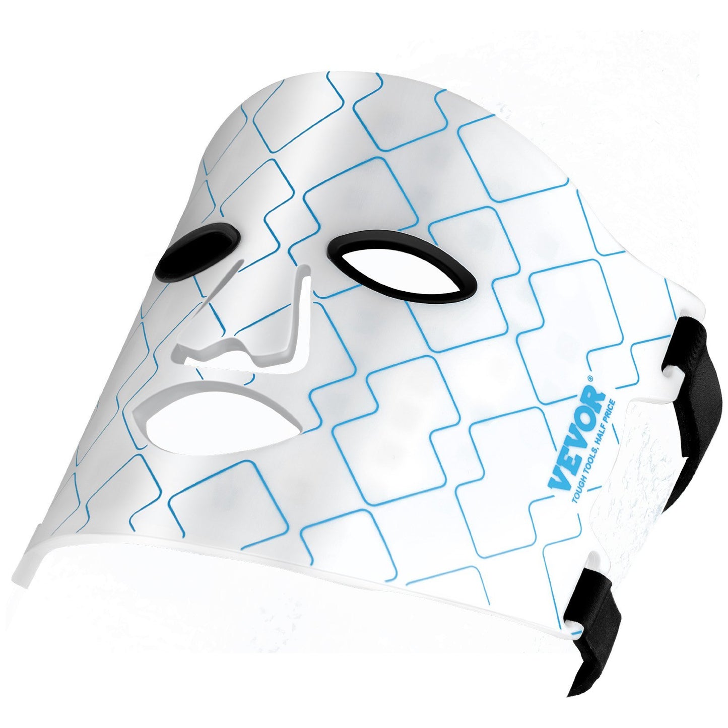 Masque de luminothérapie rouge VEVOR, masque facial LED 7 couleurs, luminothérapie avec NIR 850 nm