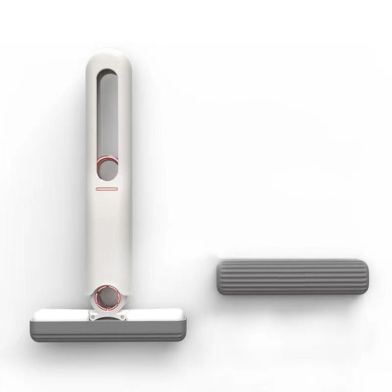 Mini balai-serpillière portable à essorage automatique, ultra absorbant et multifonction pour maison, vitres, cuisine et voiture.