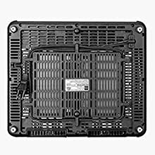 Grille-pain 4 tranches, Geek Chef en acier inoxydable avec fentes extra larges. Équipé de deux panneaux de contrôle indépendants avec fonctions bagel, décongélation et annulation.