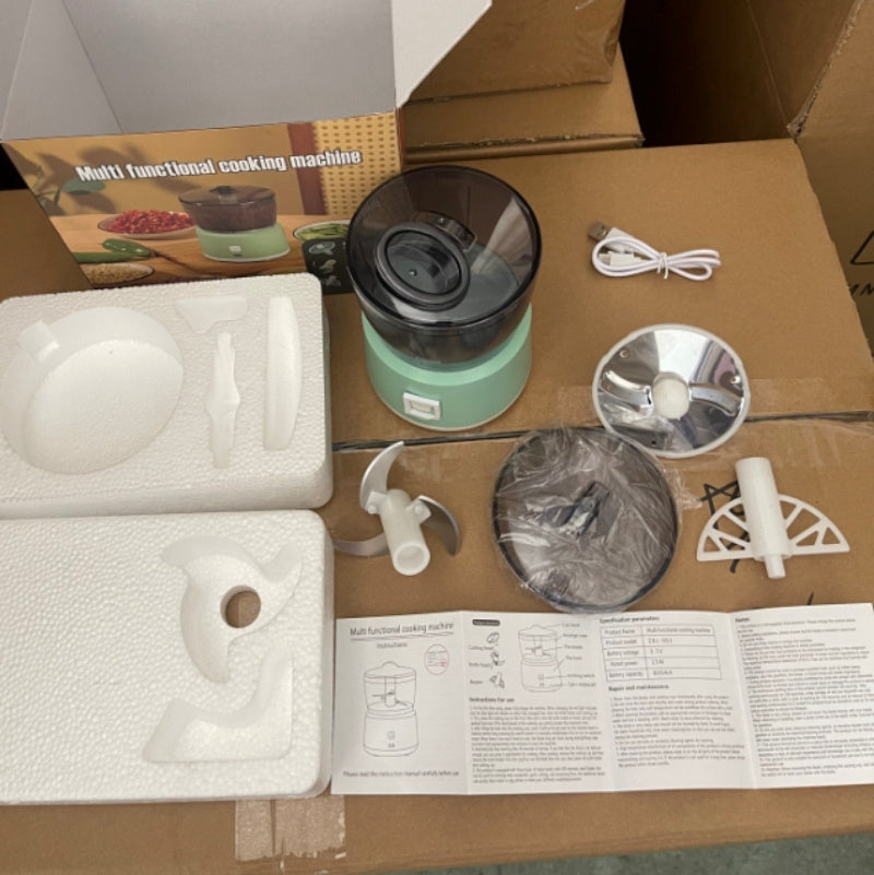 Robot culinaire multifonction sans fil – Mini hachoir portable pour viande & légumes