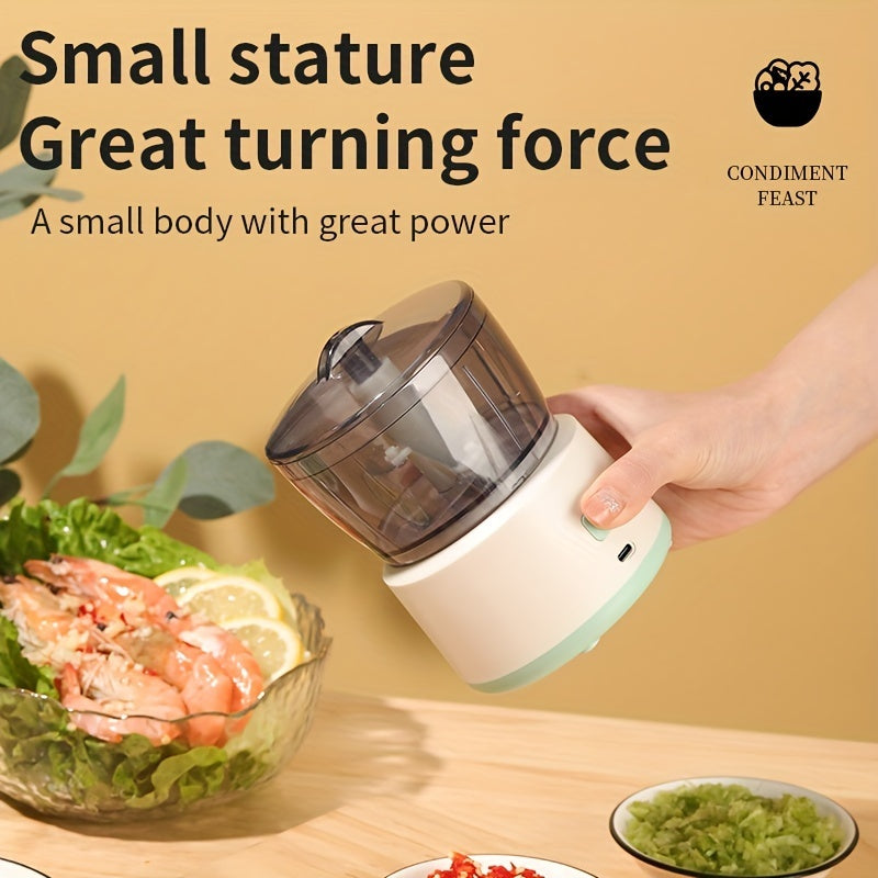 Robot culinaire multifonction sans fil – Mini hachoir portable pour viande & légumes