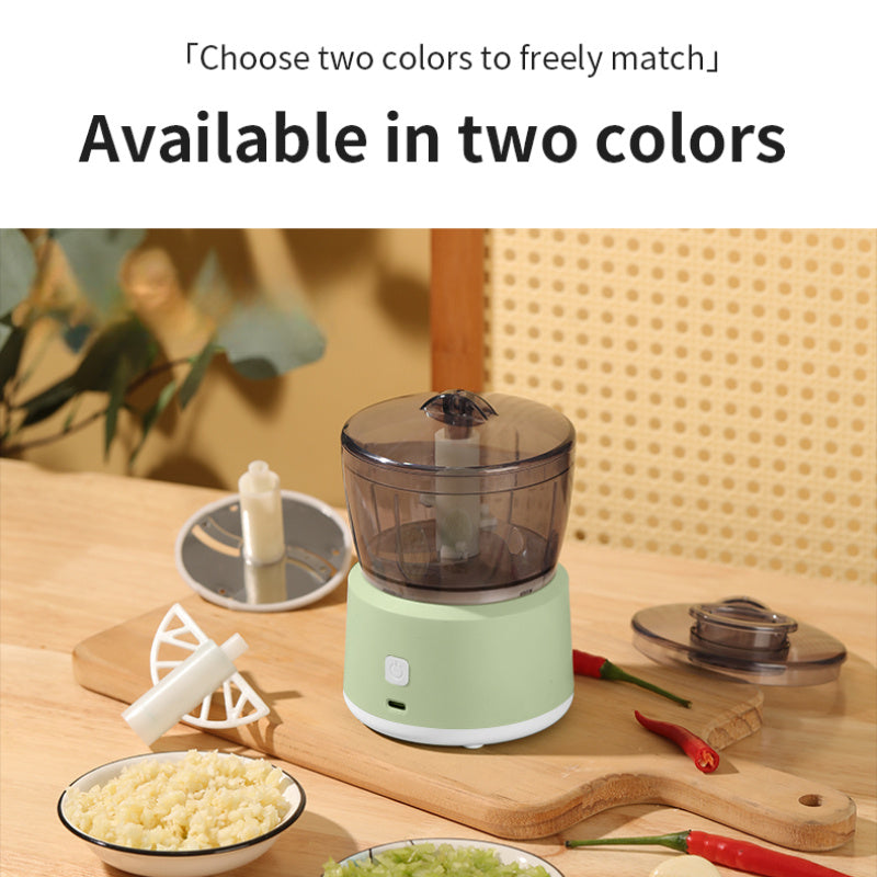 Robot culinaire multifonction sans fil – Mini hachoir portable pour viande & légumes