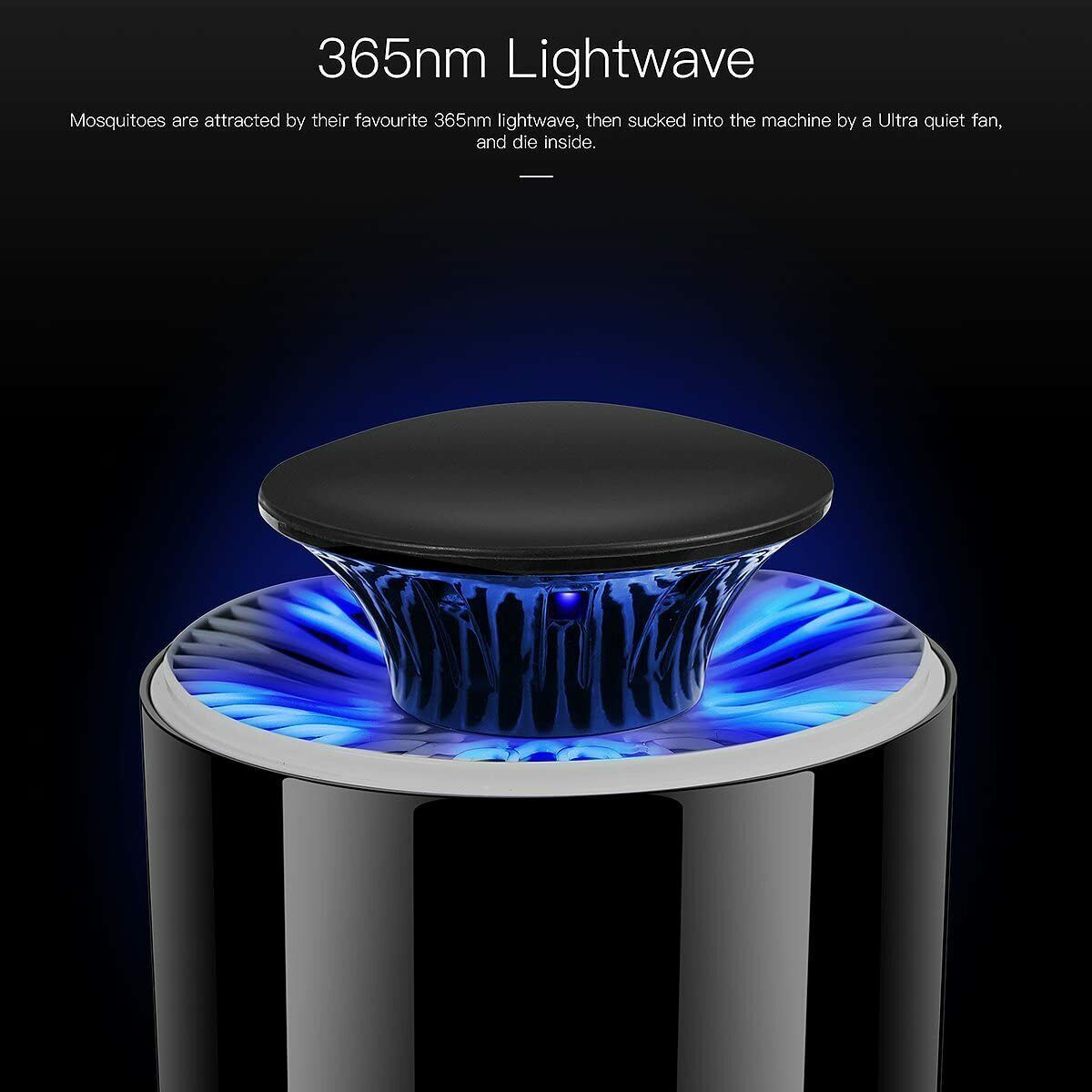 Lampe anti-moustiques électrique UV pour extérieur et intérieur, piège à insectes, USB