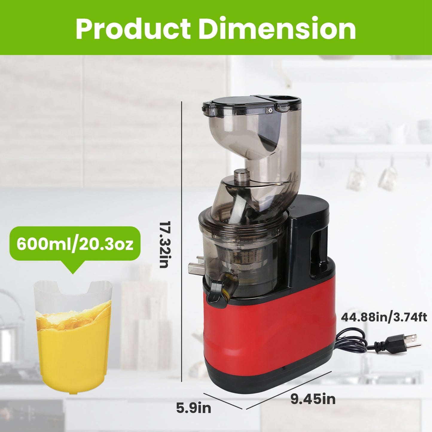 Extracteur de jus à froid 300W