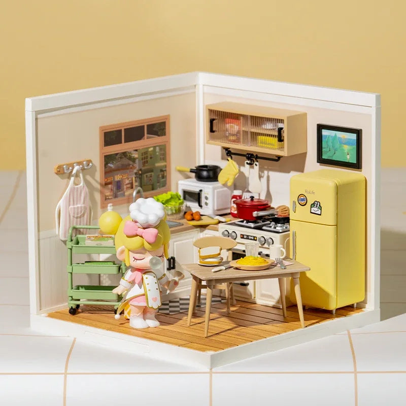 Rolife Super Store Kits de construction en plastique pour cadeaux de Noël, maison miniature à monter soi-même