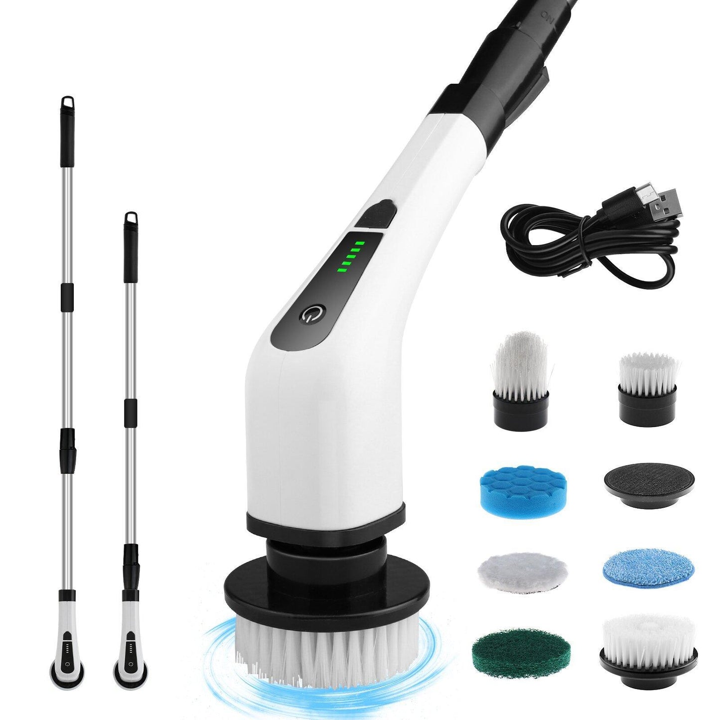 rosse électrique de nettoyage, idéale pour enlever facilement saletés et taches sur différentes surfaces.