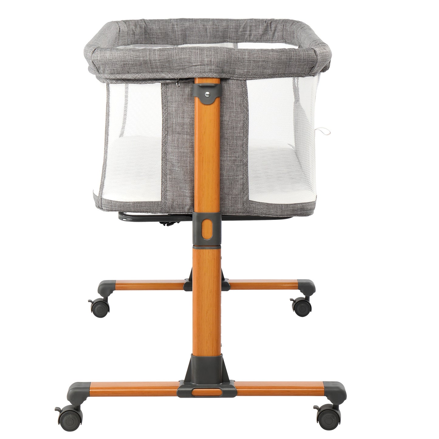 Berceau en tissu cationique crypté 150D, gris, pour bébé