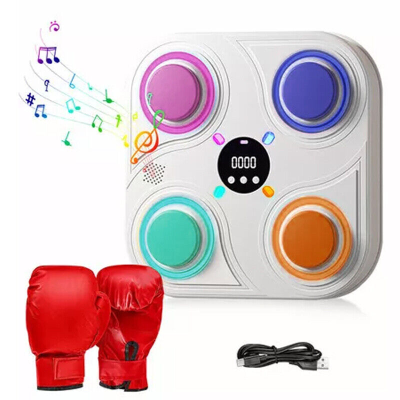 Machine de musique électronique de boxe intelligente, entraînement à domicile Bluetooth avec LED.