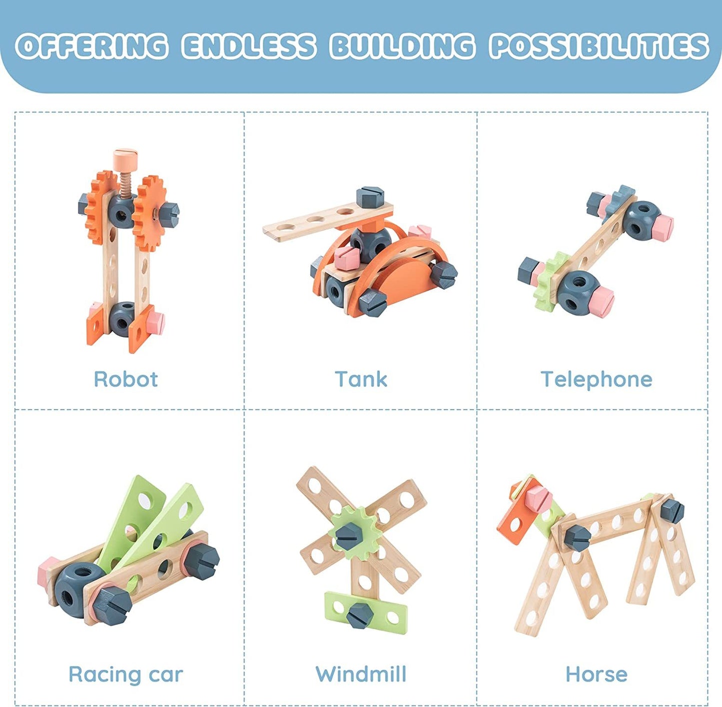 Ensemble de jeu d'établi ROBOTIME pour tout-petits et enfants
