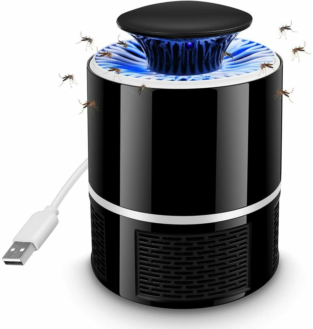 Lampe anti-moustiques électrique UV pour extérieur et intérieur, piège à insectes, USB