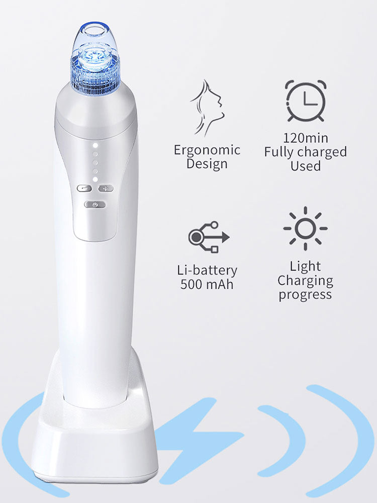 Aspirateur de points noirs, aspirateur électrique, appareil d'élimination des points noirs, appareil de beauté à usage domestique pour aspirer les points noirs et l'acné
