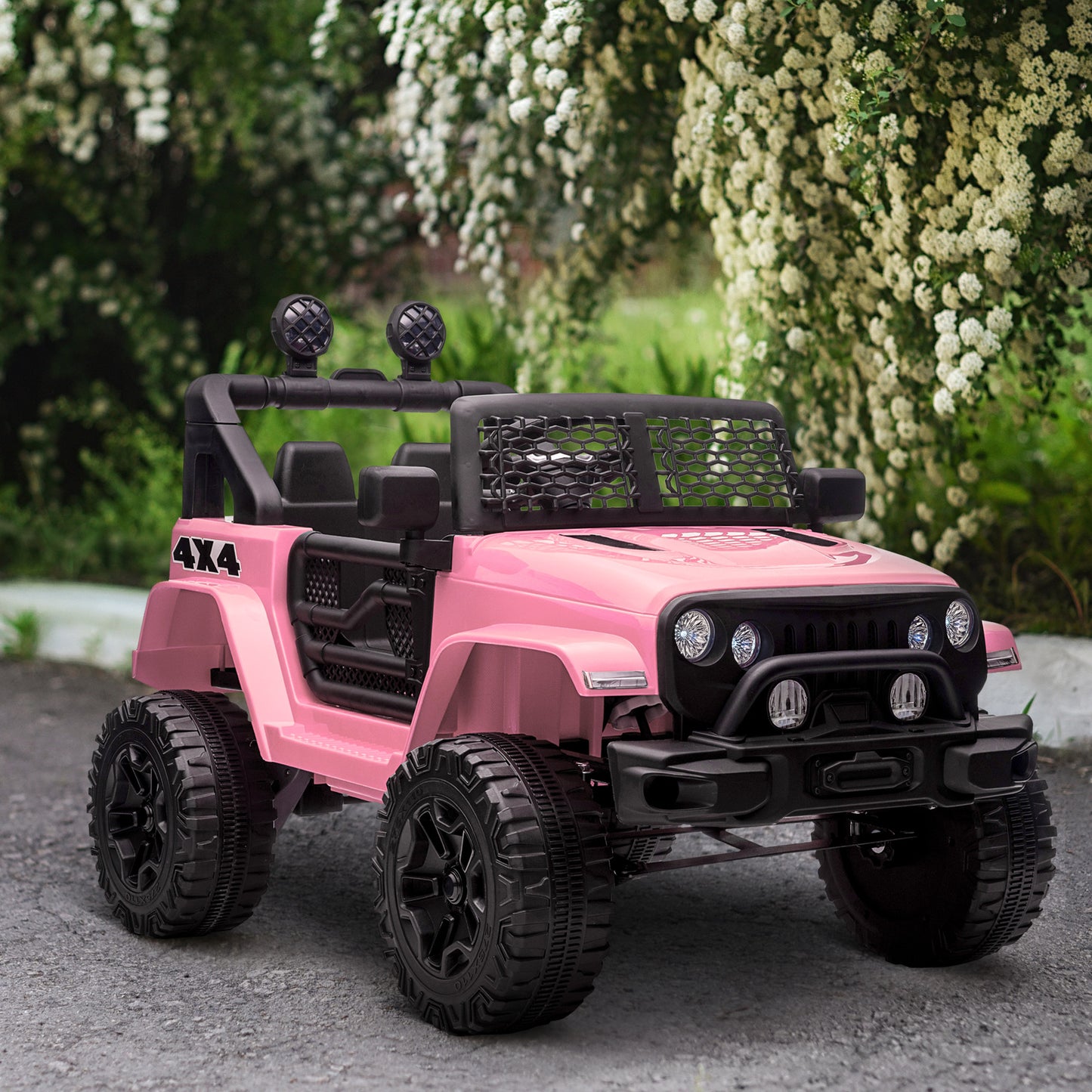 Camion tout-terrain électrique 12 V pour enfants, avec télécommande, musique MP3, vitesse réglable