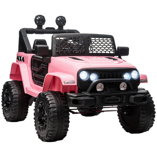 Camion tout-terrain électrique 12 V pour enfants, avec télécommande, musique MP3, vitesse réglable