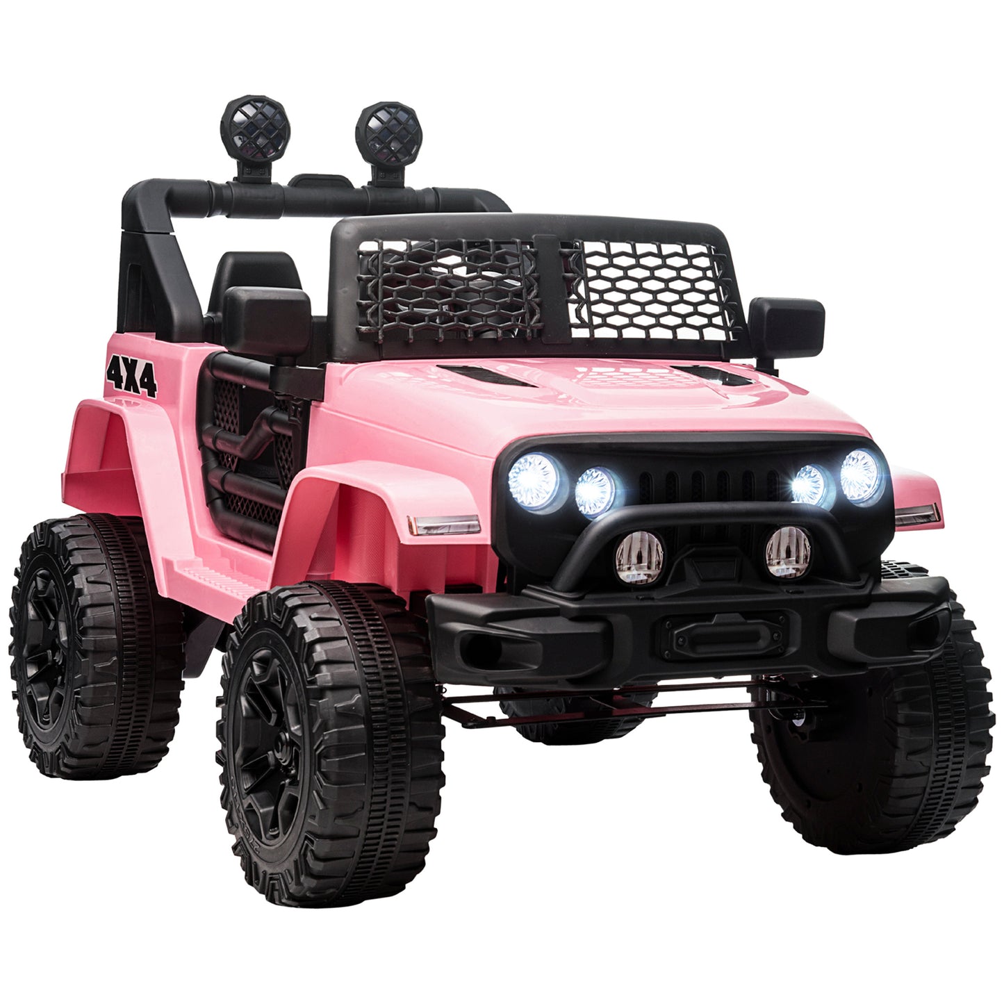 Camion tout-terrain électrique 12 V pour enfants, avec télécommande, musique MP3, vitesse réglable