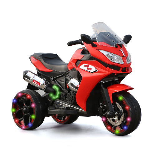 Moto électrique 12 V pour enfants, moto électrique à trois roues, jouets électriques pour enfants, motos à batterie rechargeables à 3 roues