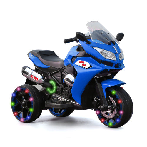 Moto électrique 12 V pour enfants, moto électrique à trois roues, jouets électriques pour enfants, motos à batterie rechargeables à 3 roues