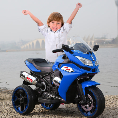 Moto électrique 12 V pour enfants, moto électrique à trois roues, jouets électriques pour enfants, motos à batterie rechargeables à 3 roues