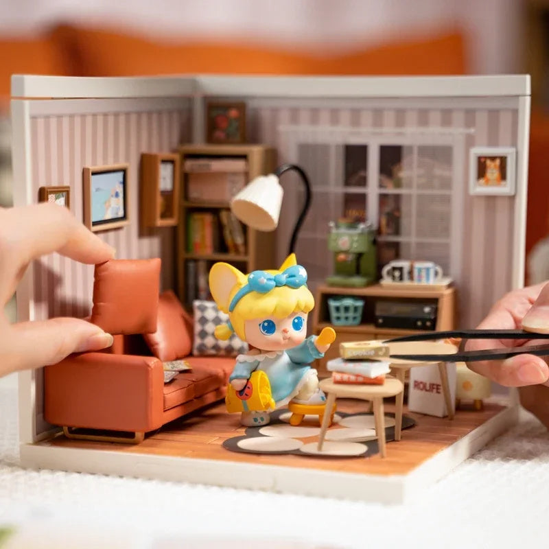 Rolife Super Store Kits de construction en plastique pour cadeaux de Noël, maison miniature à monter soi-même