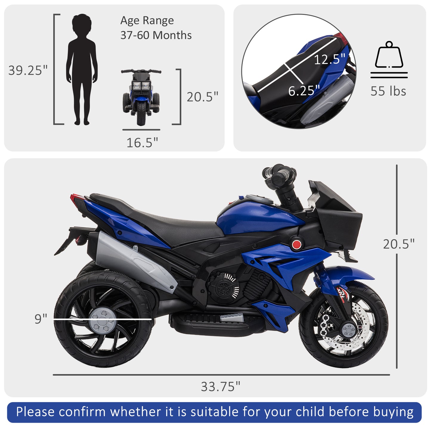 Moto électrique pour enfants