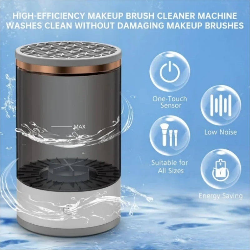 Nettoyeur de pinceaux de maquillage, machine à laver rotative automatique, portable, électrique, pour pinceaux de maquillage