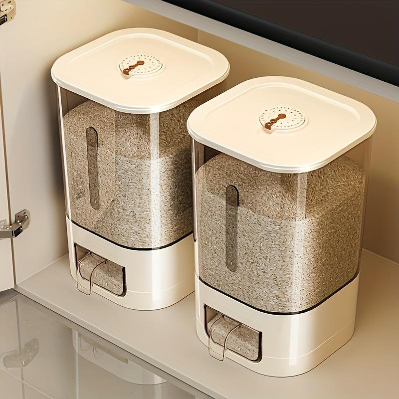 Distributeur automatique de riz – Grand conteneur hermétique anti-humidité & anti-insectes pour céréales, farine & nourriture pour animaux