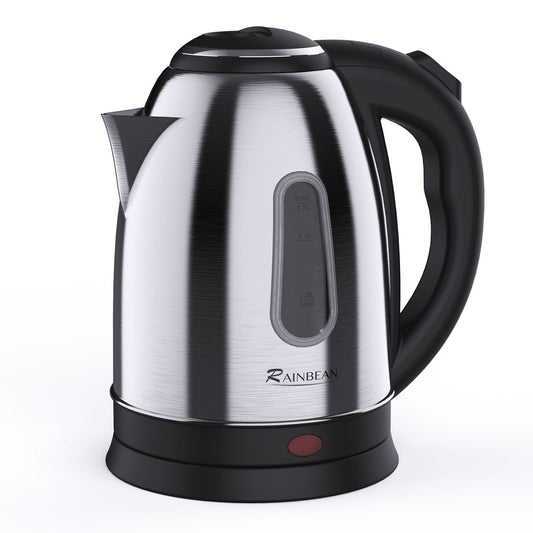 Bouilloire électrique 1,8 L pour thé, café et eau chaude, avec arrêt automatique et protection contre l’ébullition à sec.