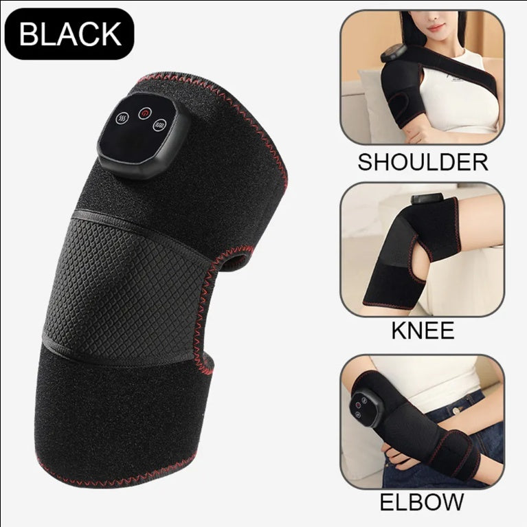 Masseur polyvalent pour genoux et jambes avec chaleur et vibrations réglables