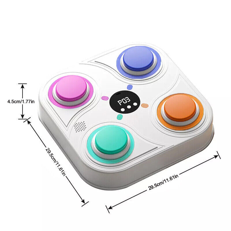Machine de musique électronique de boxe intelligente, entraînement à domicile Bluetooth avec LED.