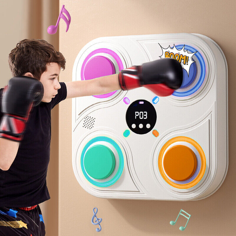Machine de musique électronique de boxe intelligente, entraînement à domicile Bluetooth avec LED.