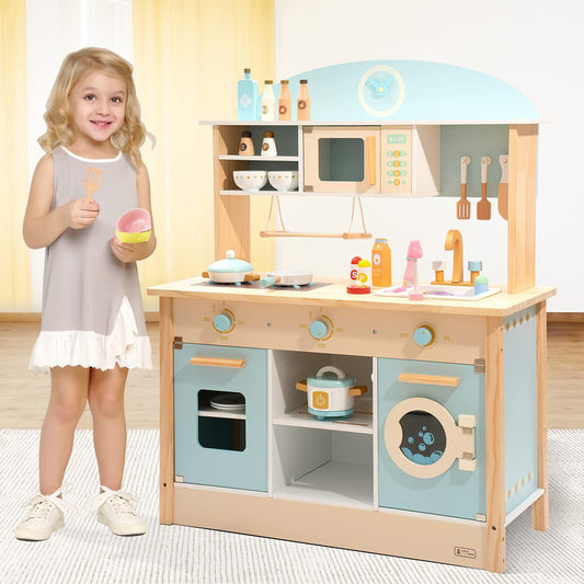 ROBOTIME : Cuisine de jeu à faire soi-même, ensemble de jouets de cuisine, cadeau pour garçons et filles