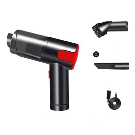 Aspirateur de voiture sans fil, rechargeable en USB, portable et multifonction, idéal pour maison, bureau, voiture ou bureau.