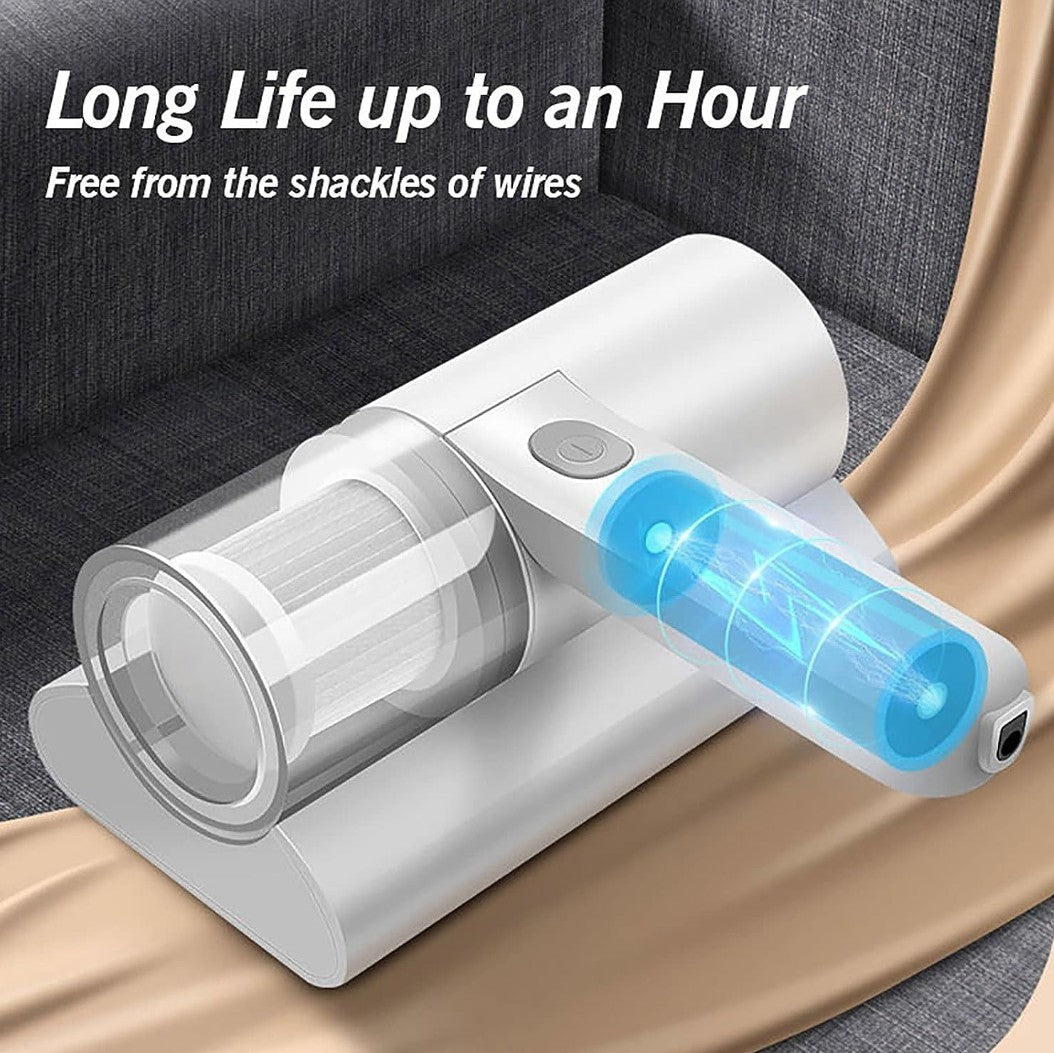 Aspirateur anti-poussière et anti-acariens, idéal pour matelas, canapé et tissus.