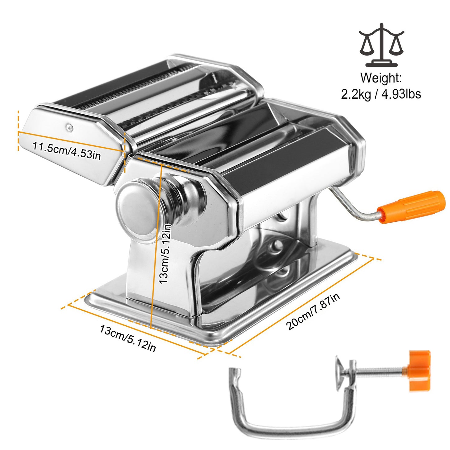 Machine à pâtes italienne, idéale pour préparer facilement pâtes fraîches maison