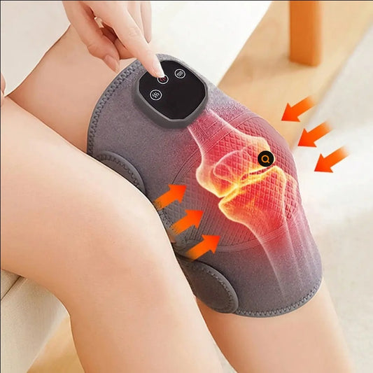 Masseur polyvalent pour genoux et jambes avec chaleur et vibrations réglables